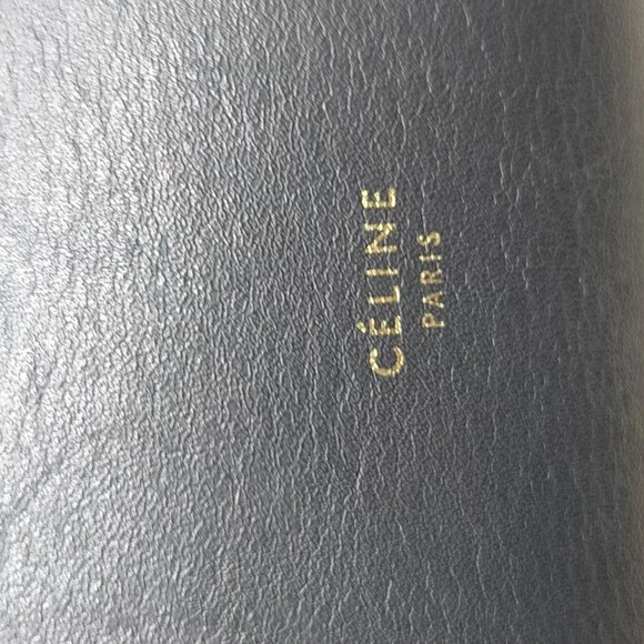 CELINE Hand Bag Navy Blue Leather mon869-100625 - Picture 16 of 16